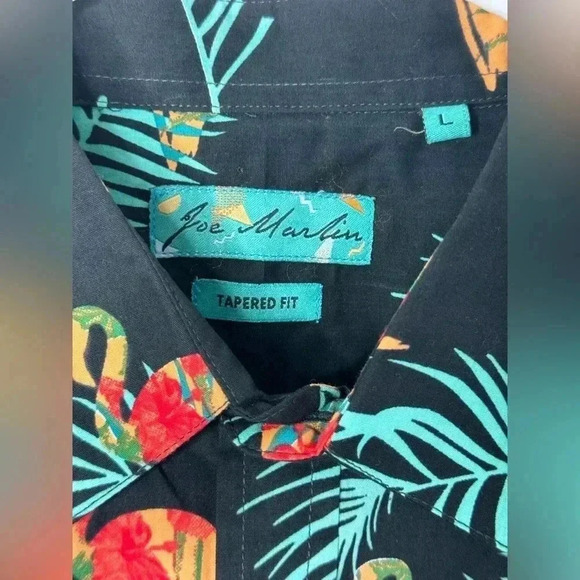 Joe Marlin L Tropical Shirts Hawaii- Lot of 2 - Picture 8 of 10